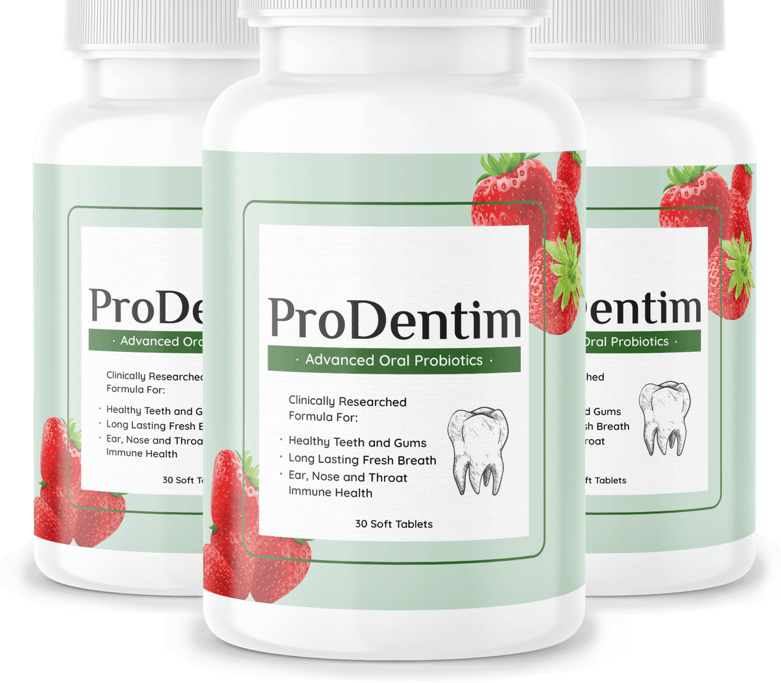 ProDentim 3-bottle and 6-bottle official package