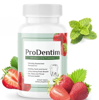 ProDentim oral probiotic supplement bottle